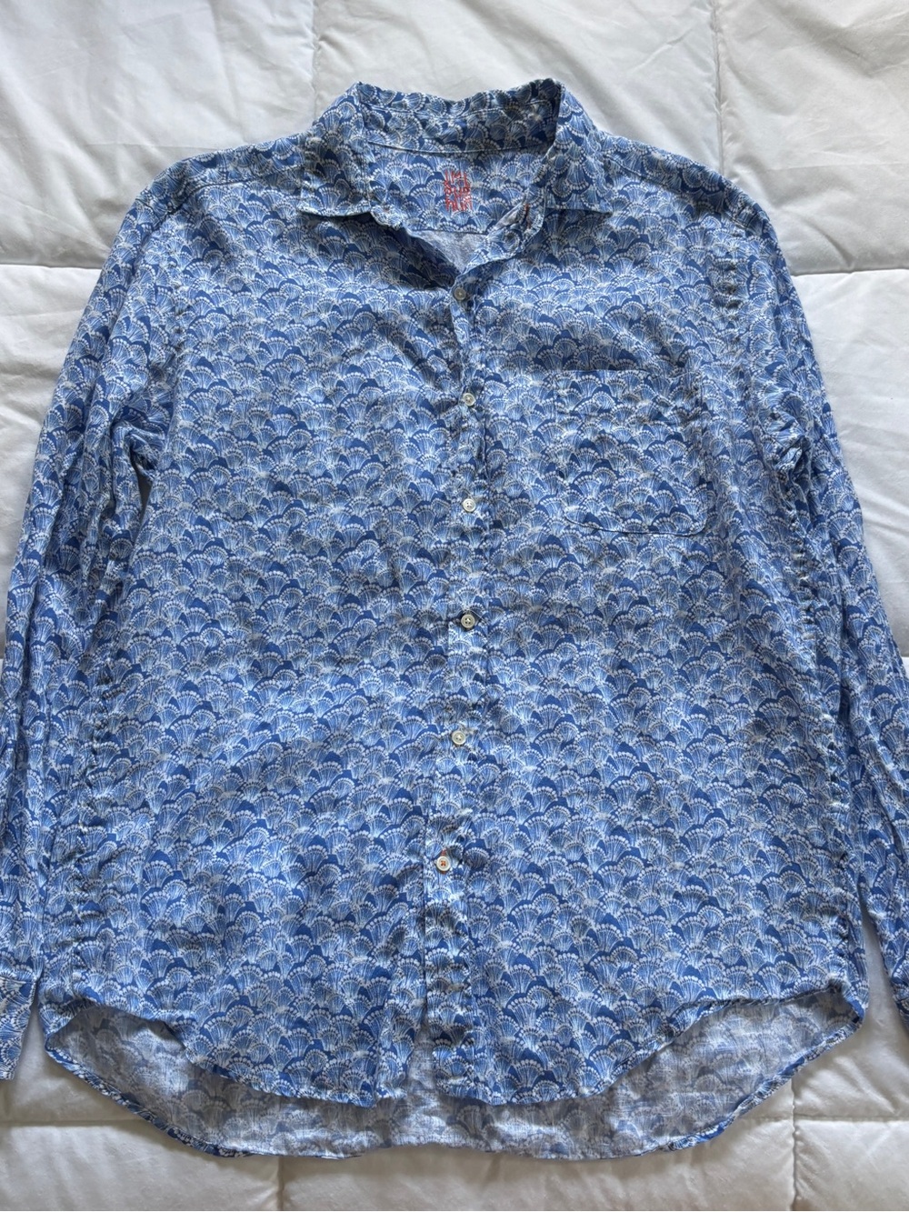 J McLaughlin Linen Button Down